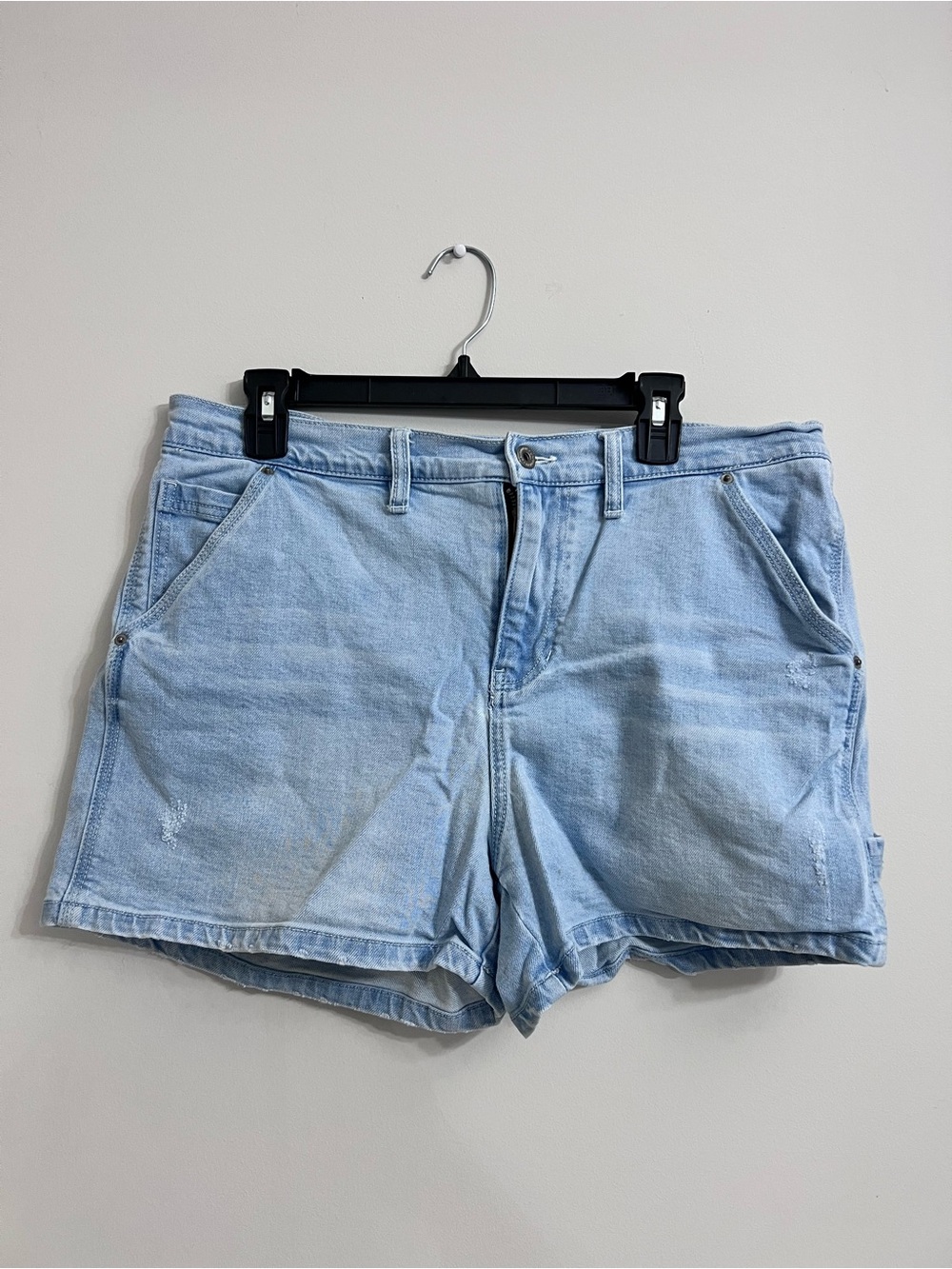 Vintage Light Blue Denim Shorts - Relaxed Fit